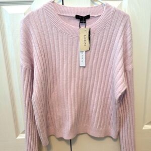 Crop light pink sweater